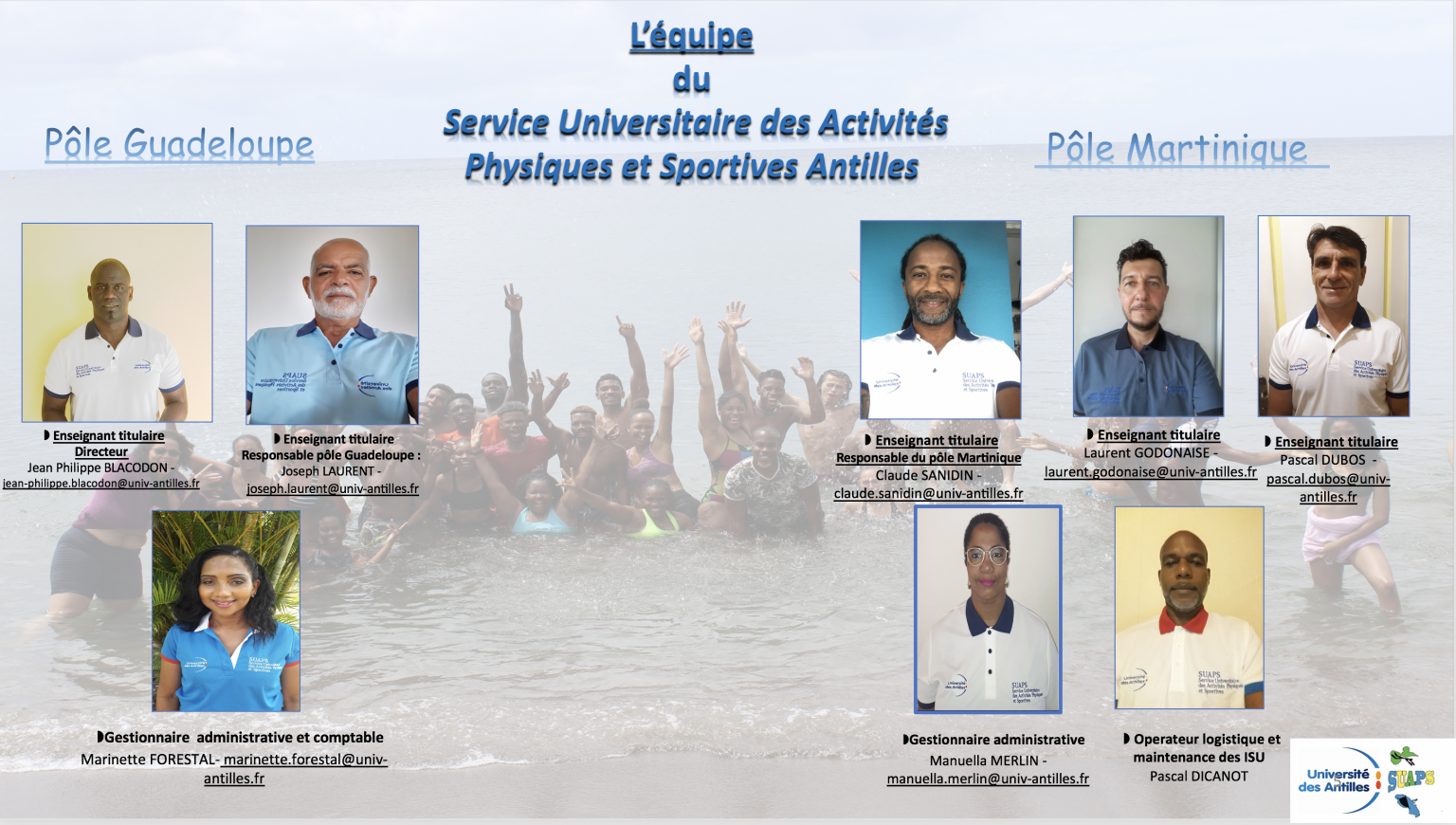 Equipe Pédagogique SUAPS – Service Universitaire Des Activités ...